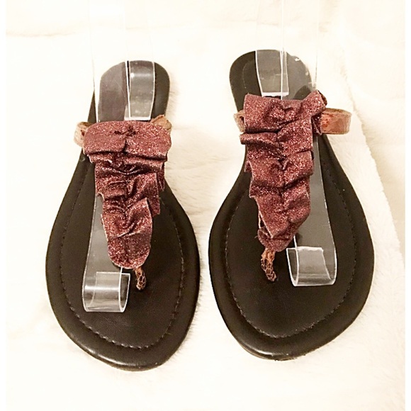 ESNY Bundle of 2 Fashion Sandals Sz 9 Silver/Copper - Picture 3 of 8